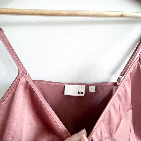 Wilfred Free Bronze Cami Adjustable Straps Camisole Silky Women's S Tank - Picture 3 of 6